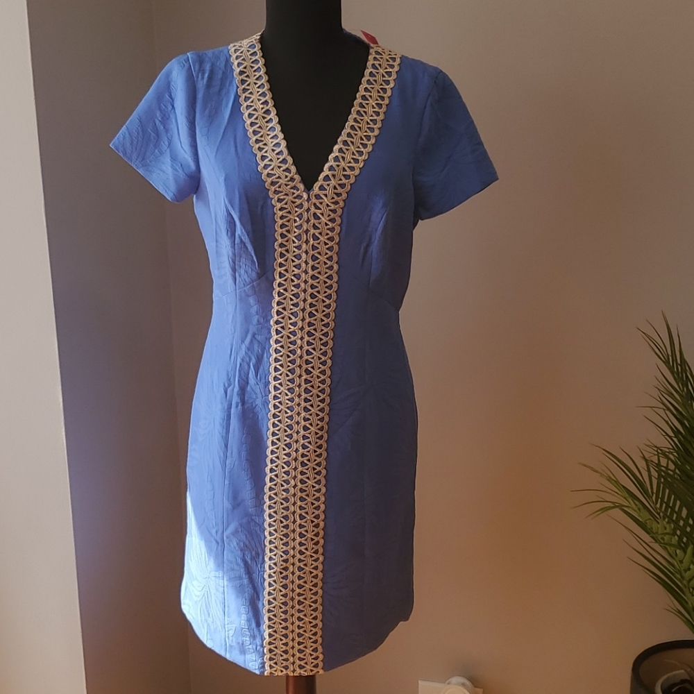 🆕️ Lilly Pulitzer Bennet Blue 👗 Size 4